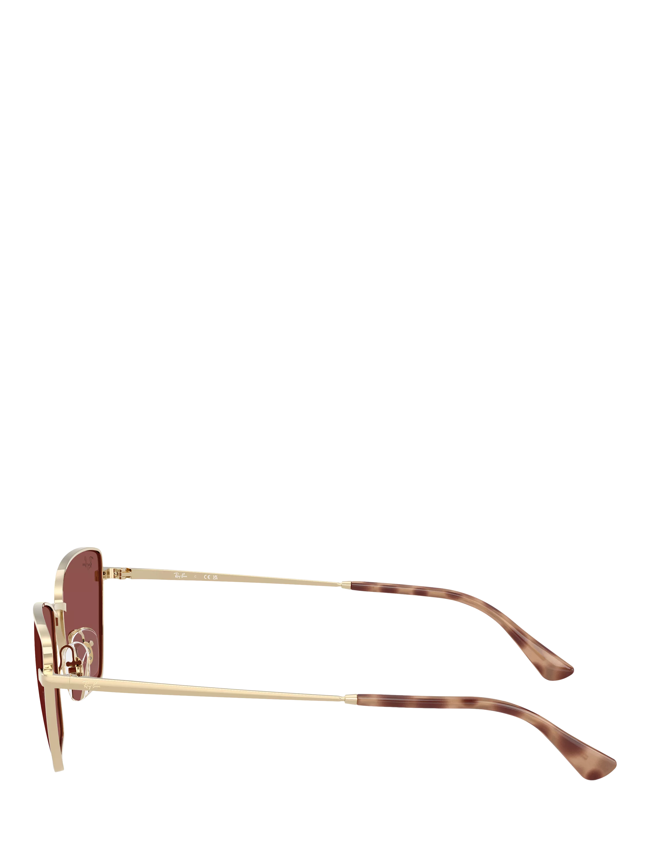 Ray-Ban Drea sunglasses pale gold red, UK version