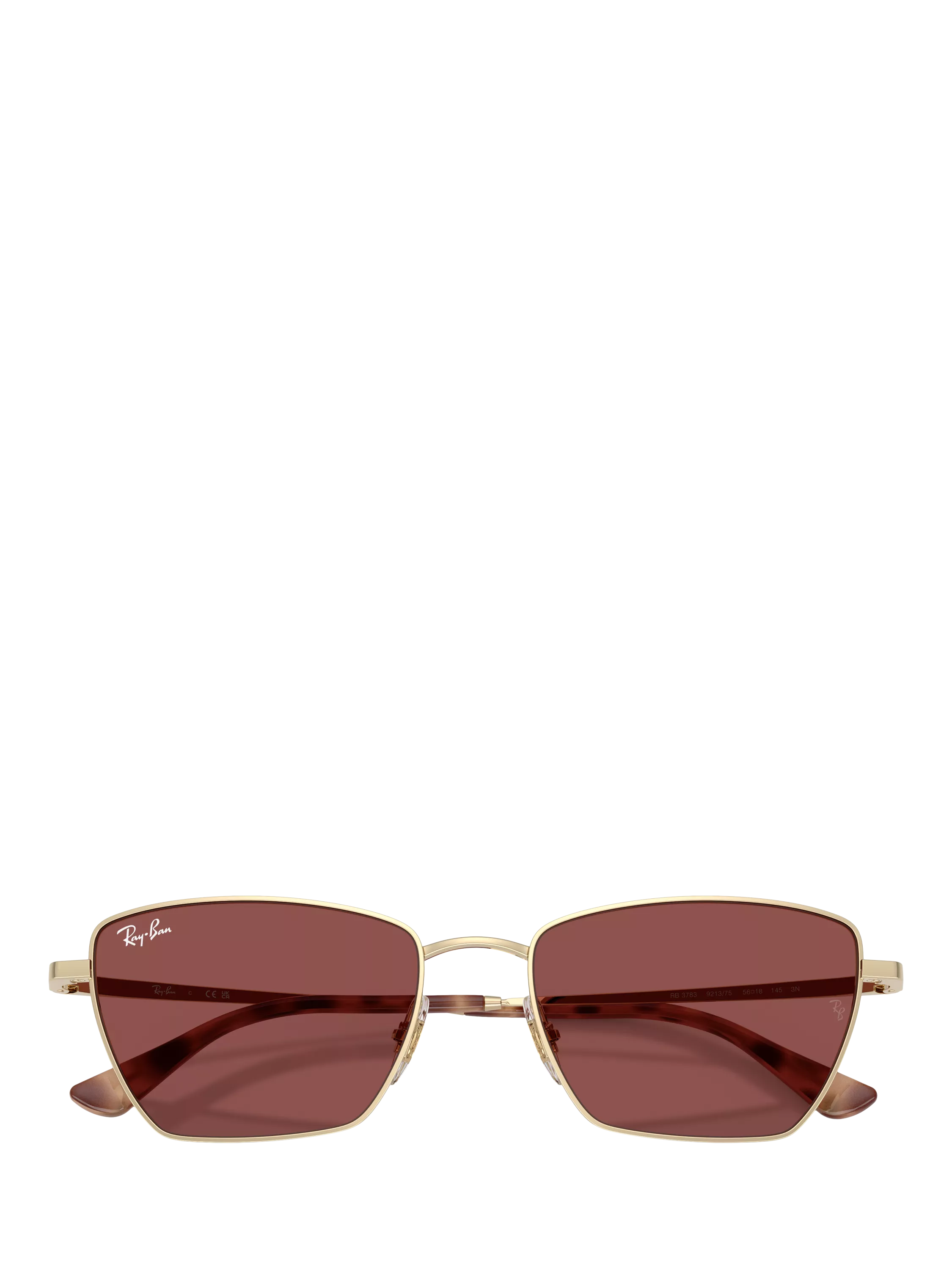 Ray-Ban Drea sunglasses pale gold red, UK version