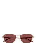 Ray-Ban Drea sunglasses pale gold red, UK version