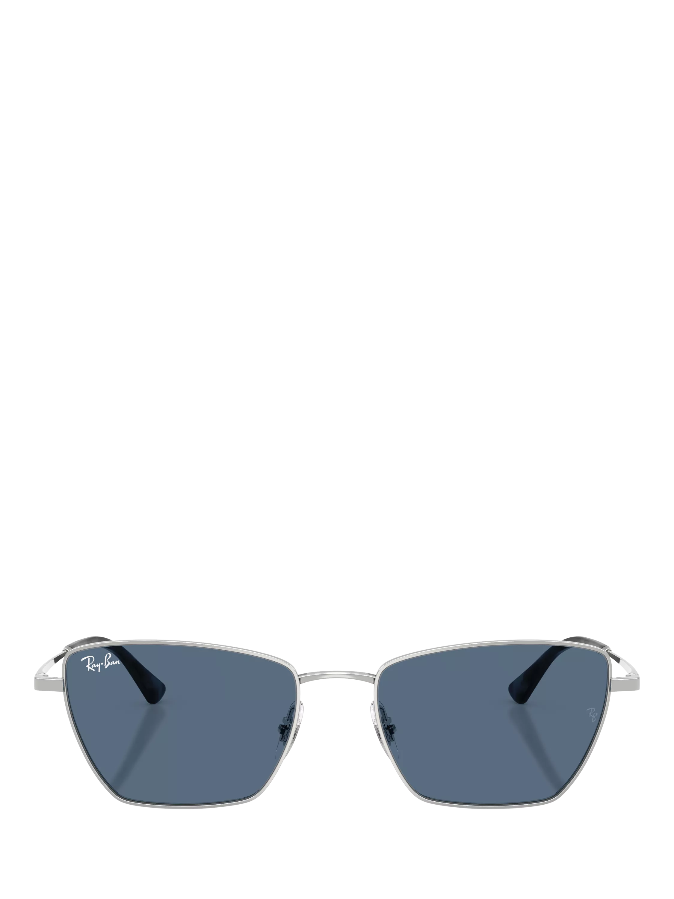 Ray-Ban RB3783 women's irregular cat eye sunglasses silver blue (British brand)