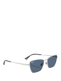 Ray-Ban RB3783 women's irregular cat eye sunglasses silver blue (British brand)