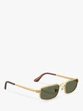 Ray-Ban RB3927 Rocky polarised rectangular sunglasses - British product