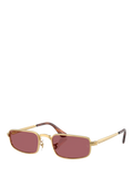 Ray-Ban rectangular polarised sunglasses 54mm (British brand)