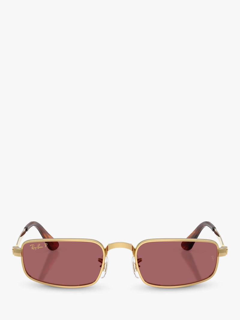 Ray-Ban rectangular polarised sunglasses 54mm (British brand)