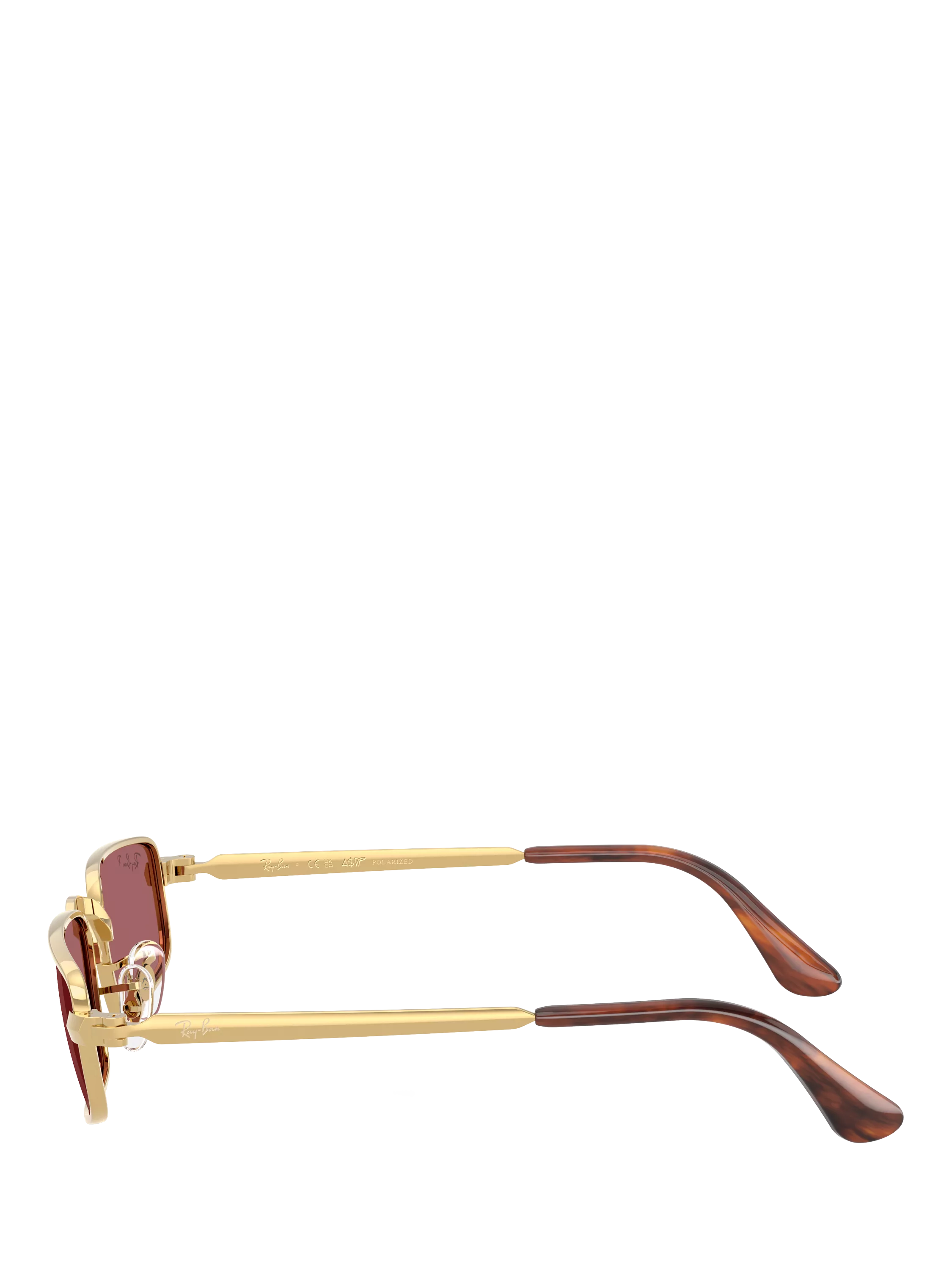 Ray-Ban rectangular polarised sunglasses 54mm (British brand)