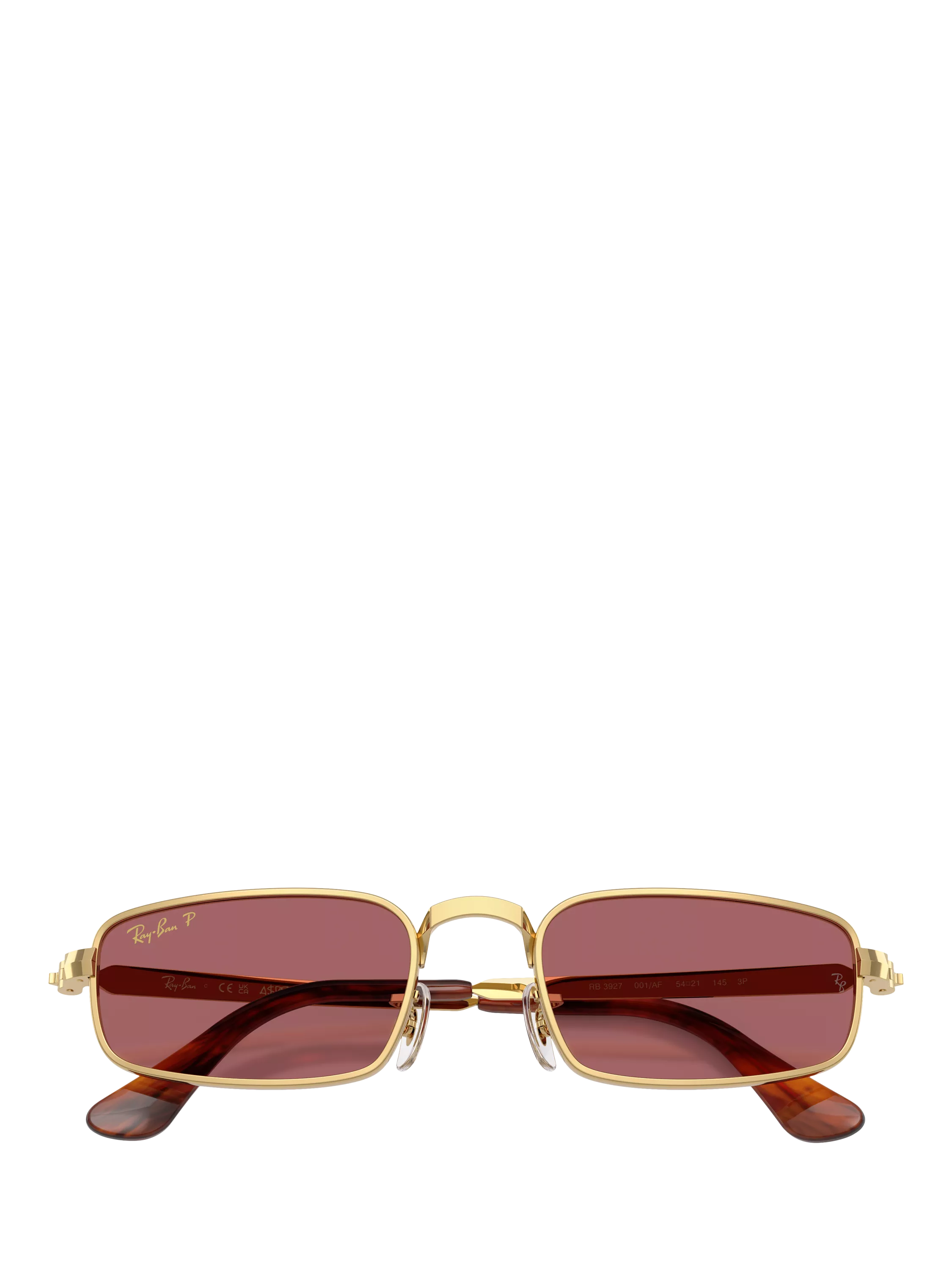 Ray-Ban rectangular polarised sunglasses 54mm (British brand)