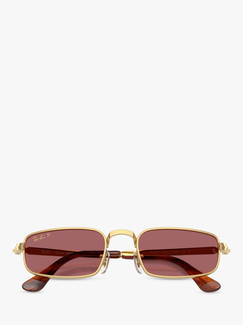 Ray-Ban rectangular polarised sunglasses 54mm (British brand)