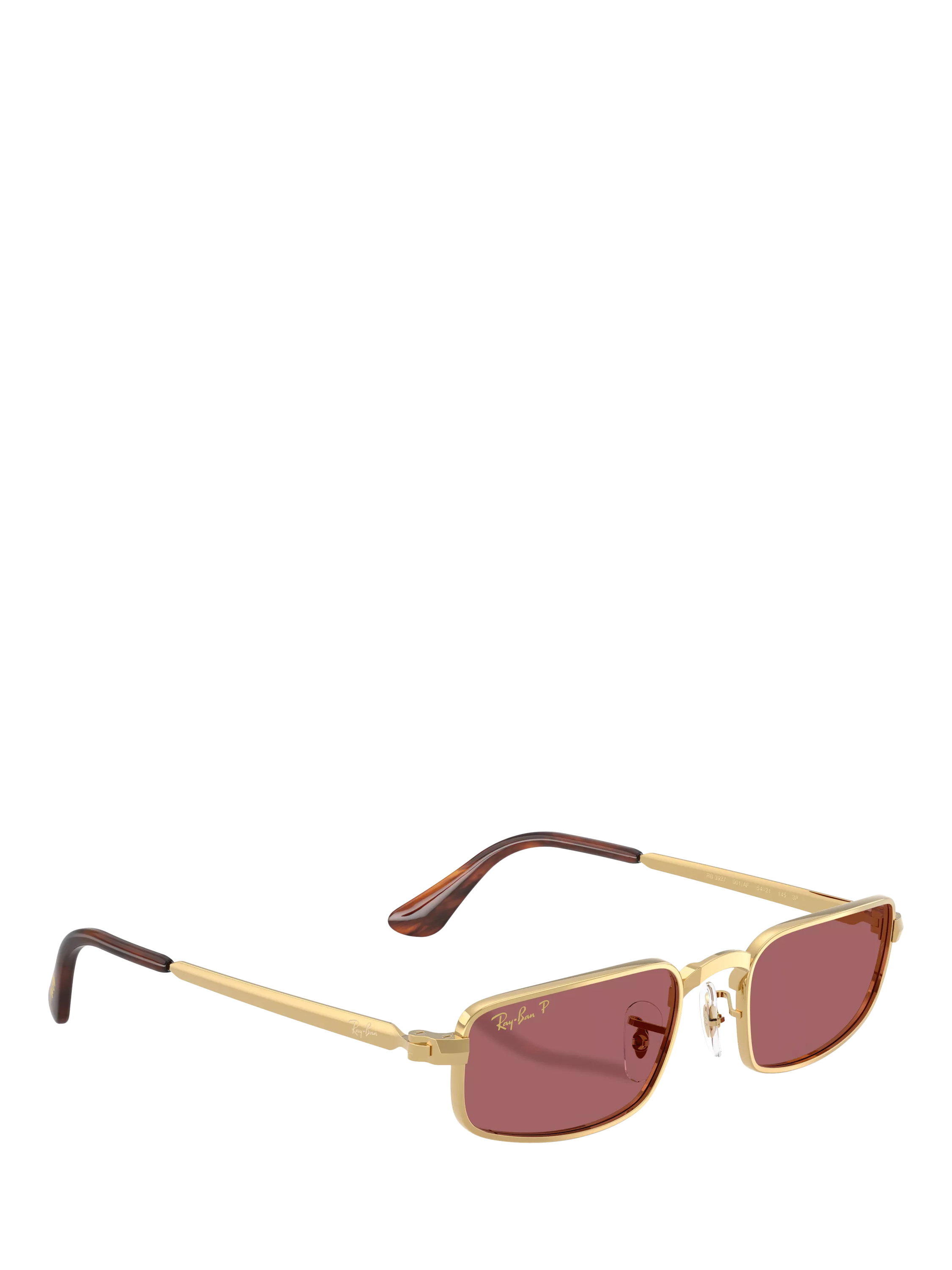 Ray-Ban rectangular polarised sunglasses 54mm (British brand)