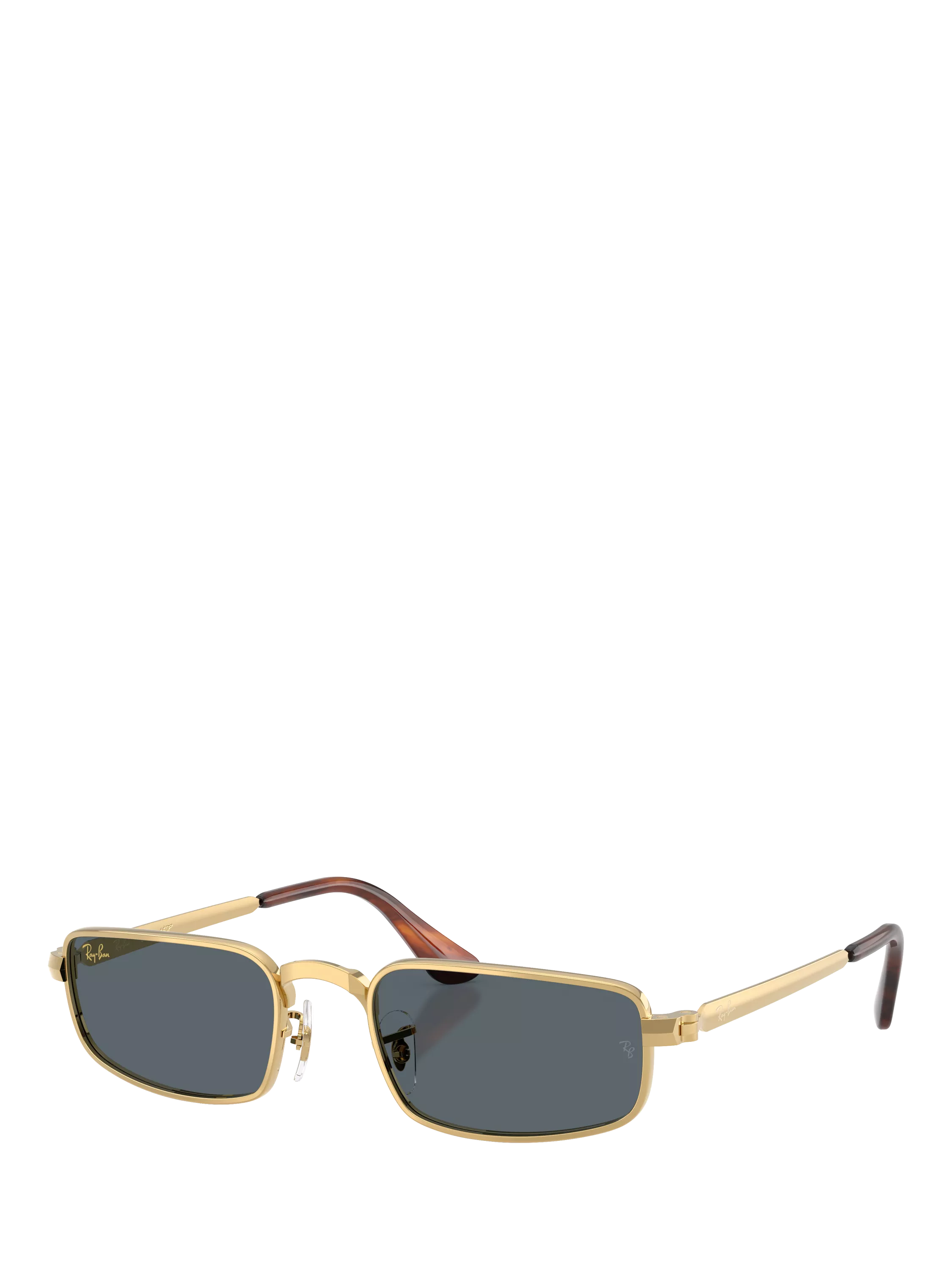 Ray-Ban RB3927 rectangular sunglasses arista gold blue, UK version
