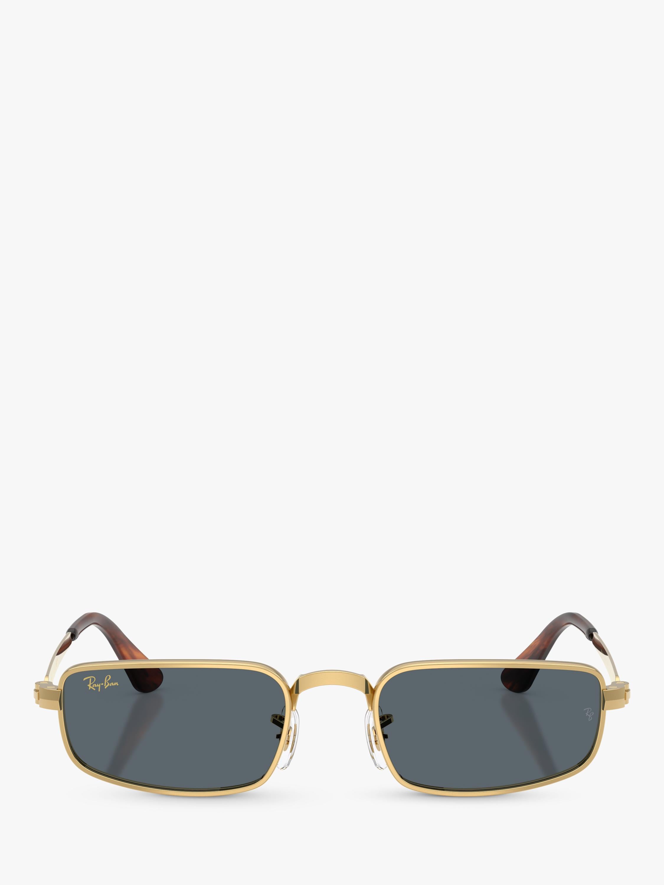 Ray-Ban RB3927 rectangular sunglasses arista gold blue, UK version