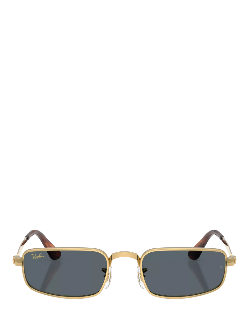 Ray-Ban RB3927 rectangular sunglasses arista gold blue, UK version