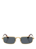 Ray-Ban RB3927 rectangular sunglasses arista gold blue, UK version