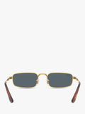 Ray-Ban RB3927 rectangular sunglasses arista gold blue, UK version