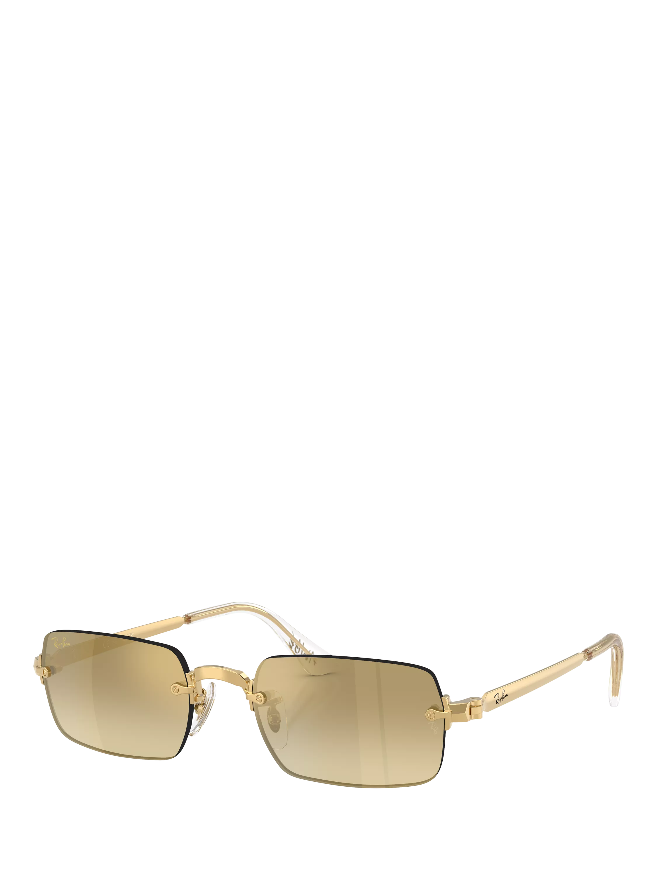 Ray-Ban RB3928 Square Sunglasses, Arista Gold/Gold
