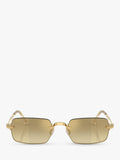 Ray-Ban RB3928 square sunglasses with gold frame, UK version