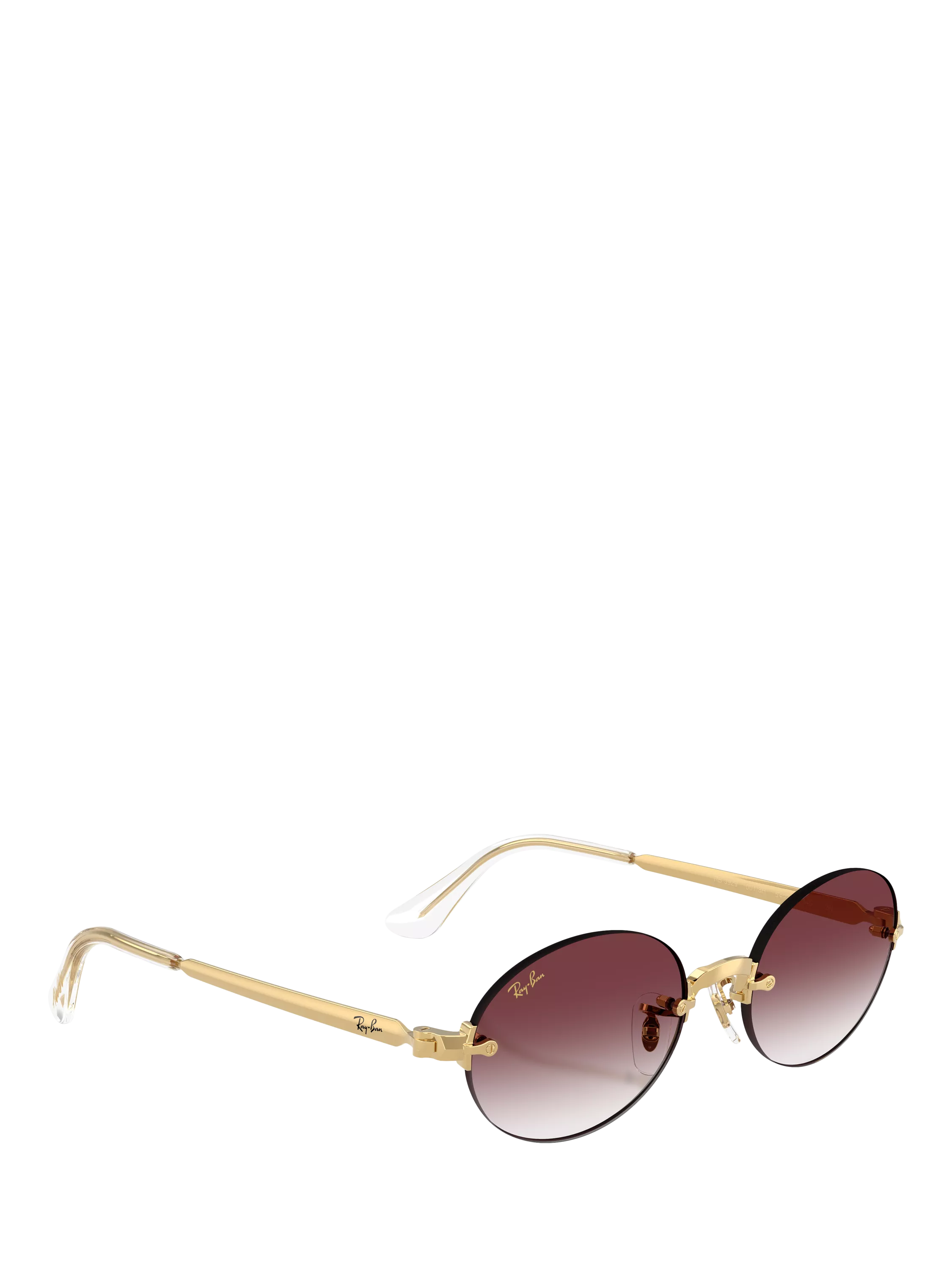 Ray-Ban RB3929 oval sunglasses arista gold/pink, UK version