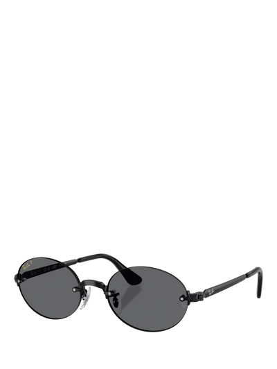 John Lewis Ray-Ban RB3929 Men's A$AP Rocky Polarised Oval Sunglasses, Black- Buy online at McGrocer