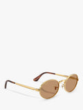 Ray-Ban oval sunglasses Arista Gold 54mm - British product