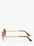 Ray-Ban sunglasses oval arista gold pink, UK version