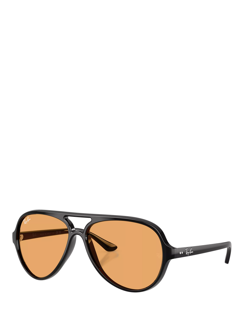 Ray-Ban aviator sunglasses black orange 59mm, imported from the UK