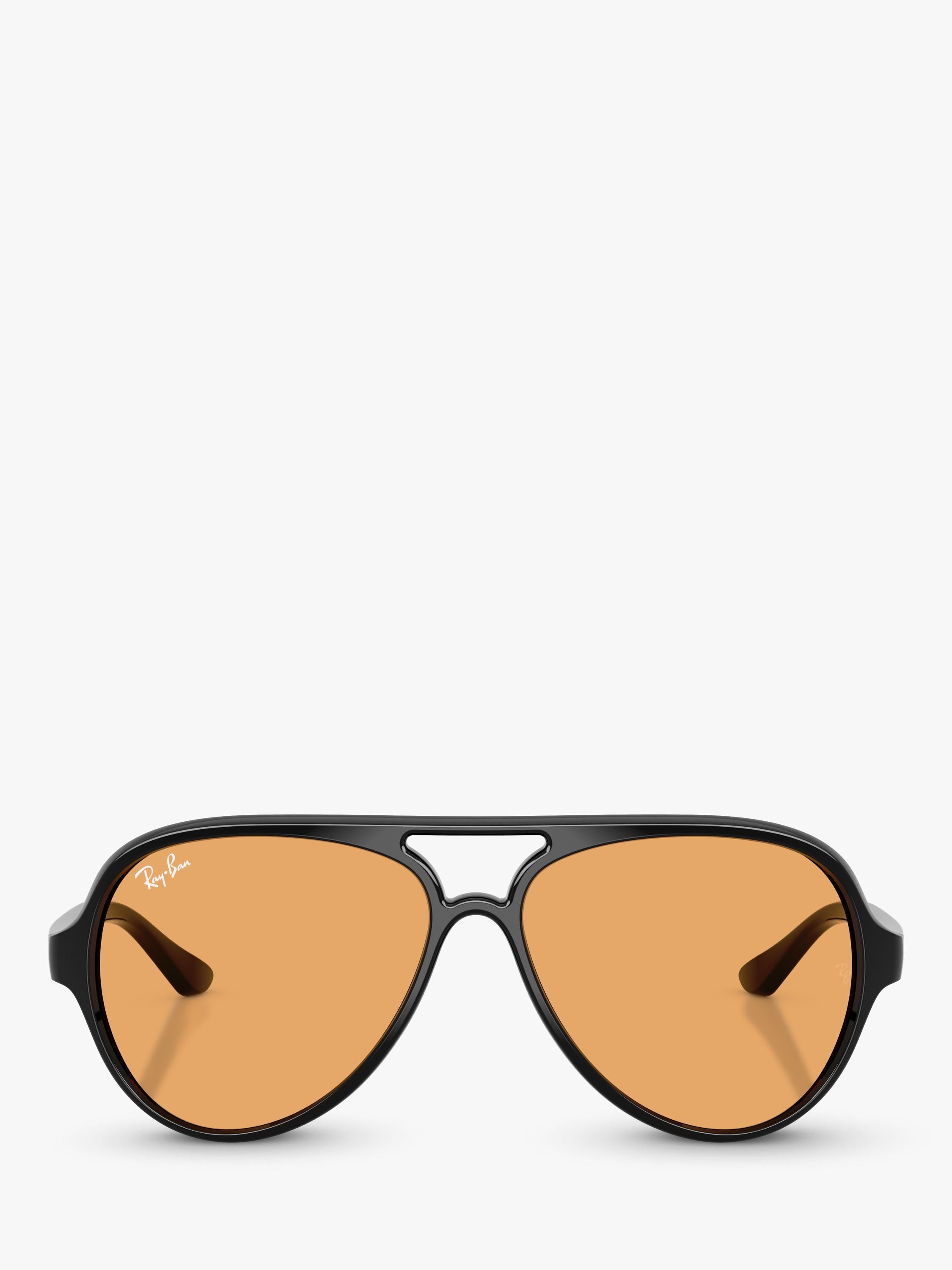 Ray-Ban aviator sunglasses black orange 59mm, imported from the UK