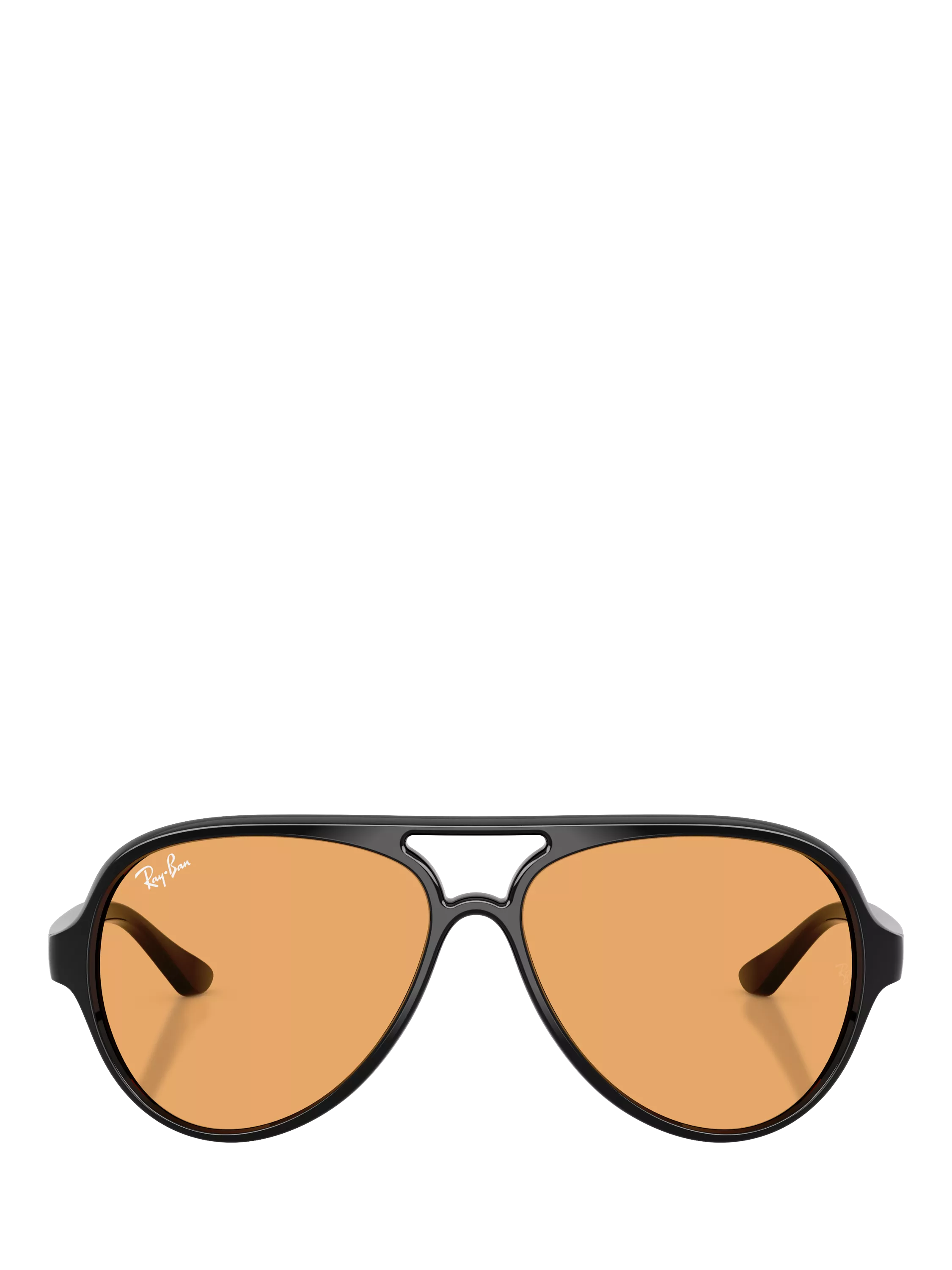 Ray-Ban aviator sunglasses black orange 59mm, imported from the UK