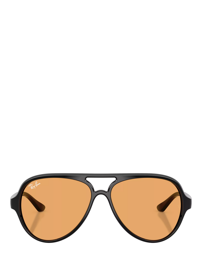 Ray-Ban aviator sunglasses black orange 59mm, imported from the UK