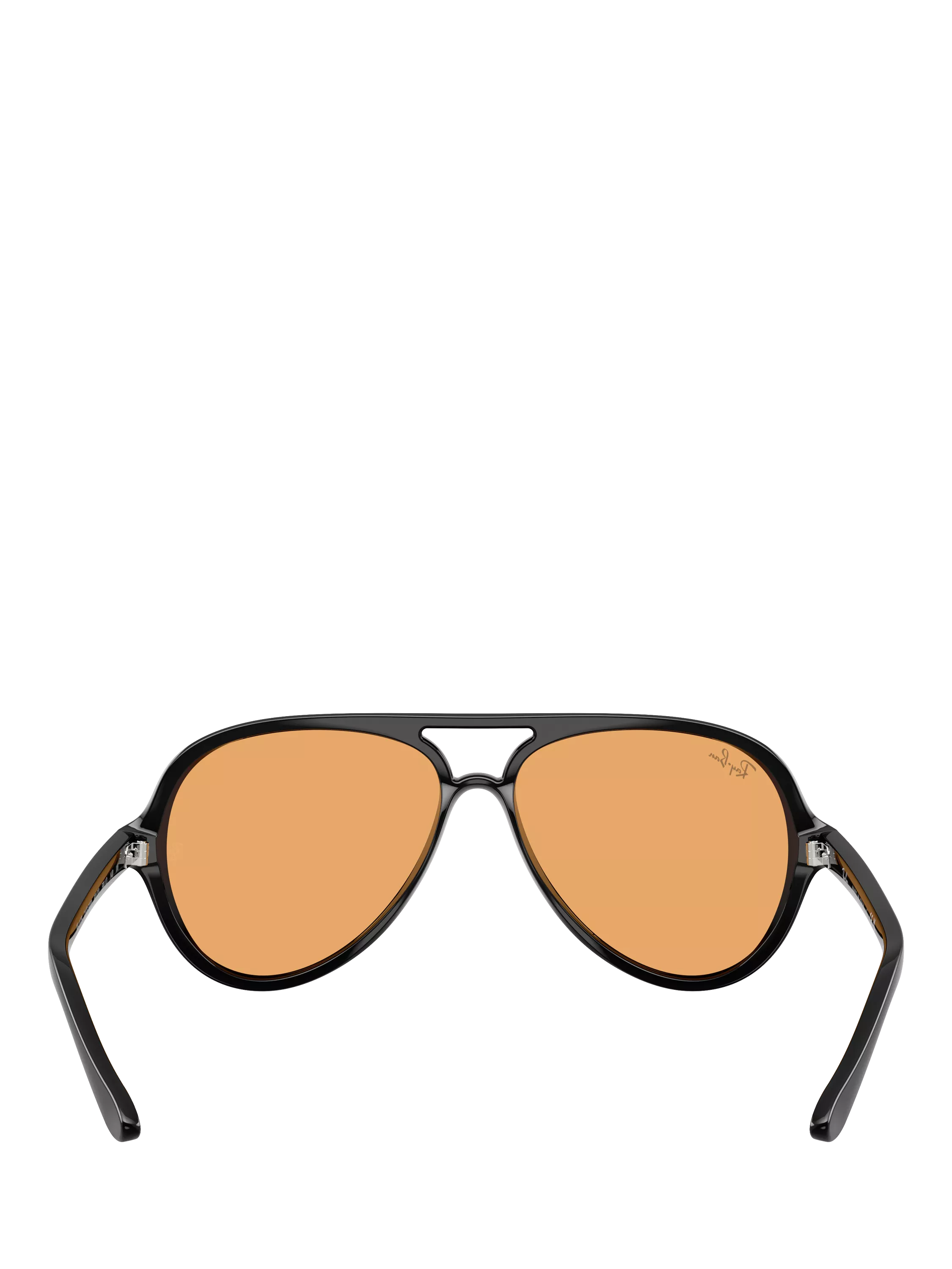 Ray-Ban aviator sunglasses black orange 59mm, imported from the UK