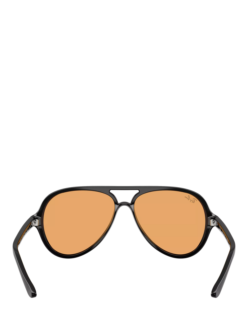 Ray-Ban aviator sunglasses black orange 59mm, imported from the UK
