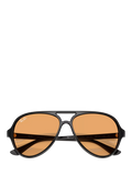 Ray-Ban aviator sunglasses black orange 59mm, imported from the UK