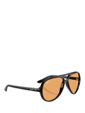 Ray-Ban aviator sunglasses black orange 59mm, imported from the UK