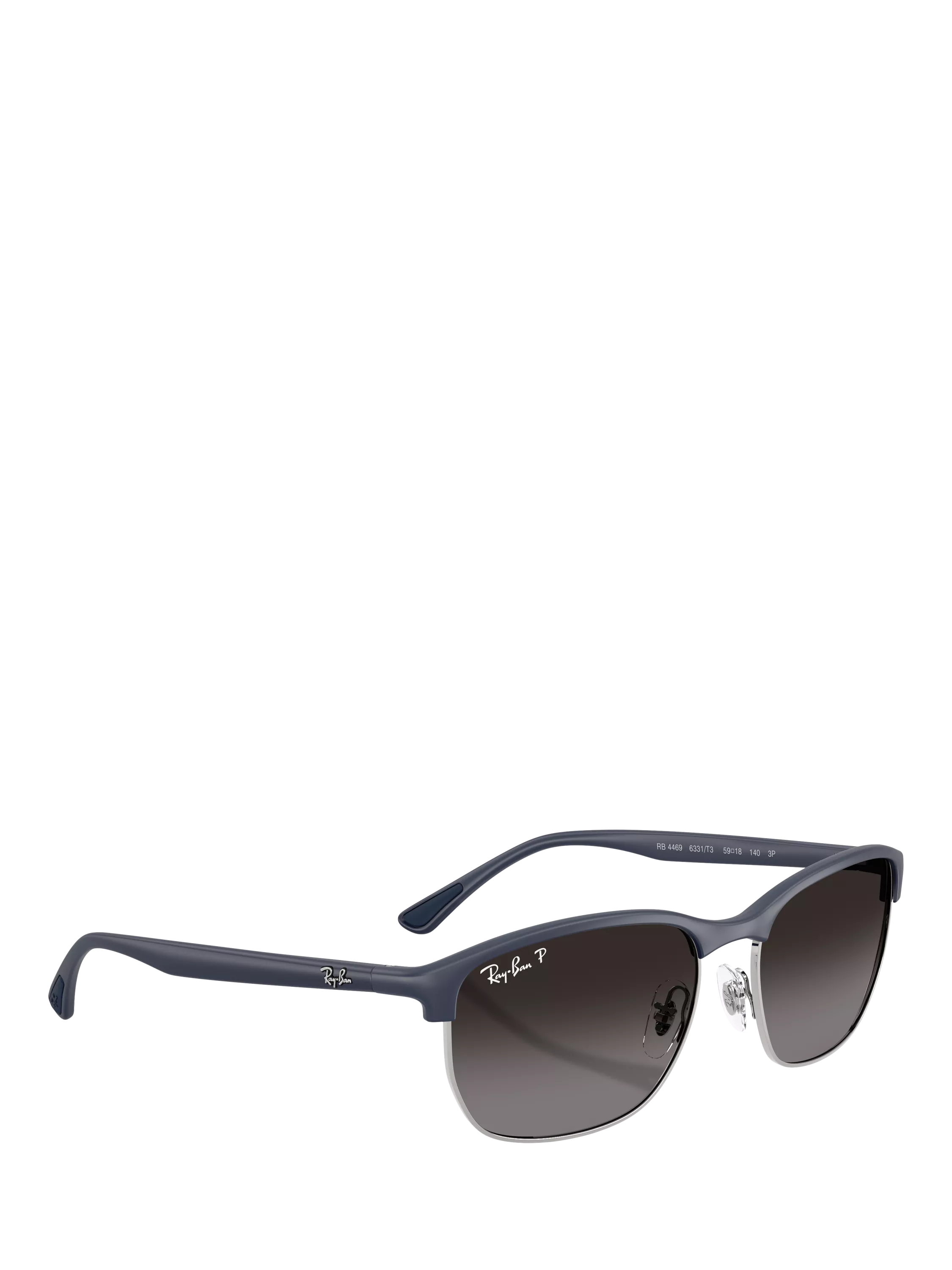 Ray-Ban square sunglasses blue polycarbonate 59mm - British product