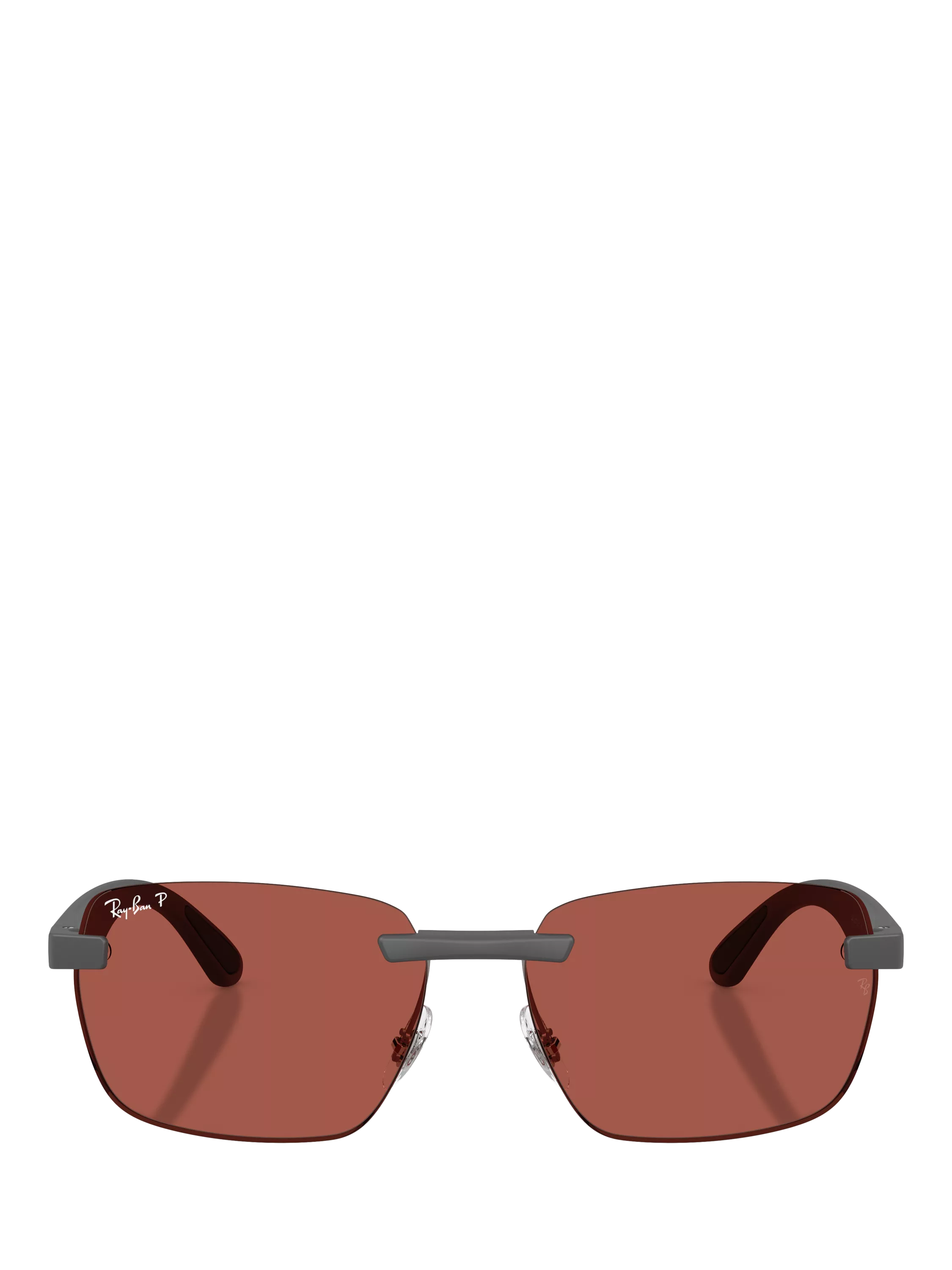Ray-Ban polarised rectangular sunglasses for men, UK version