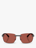 Ray-Ban polarised rectangular sunglasses for men, UK version