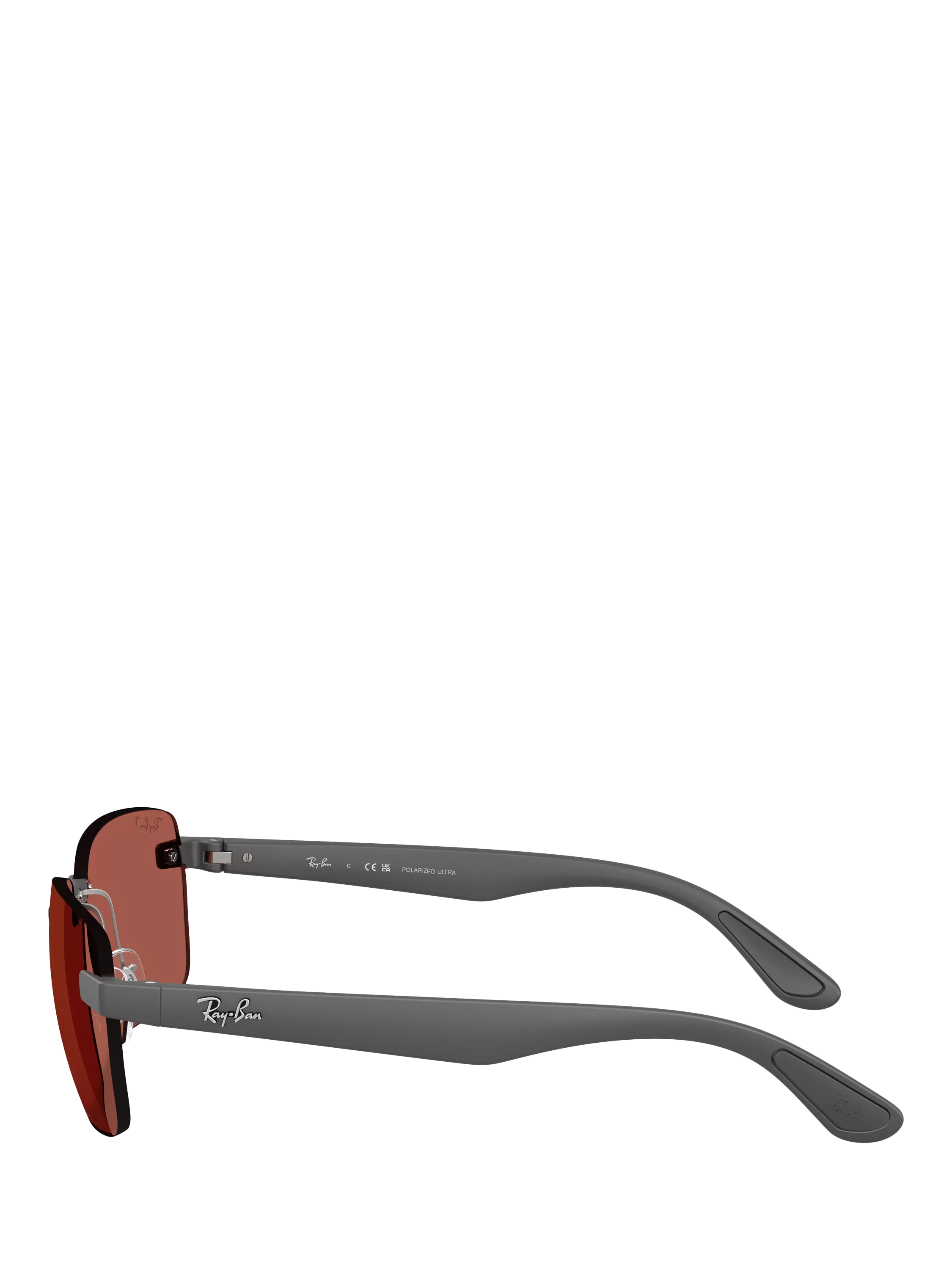 Ray-Ban polarised rectangular sunglasses for men, UK version