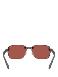 Ray-Ban polarised rectangular sunglasses for men, UK version
