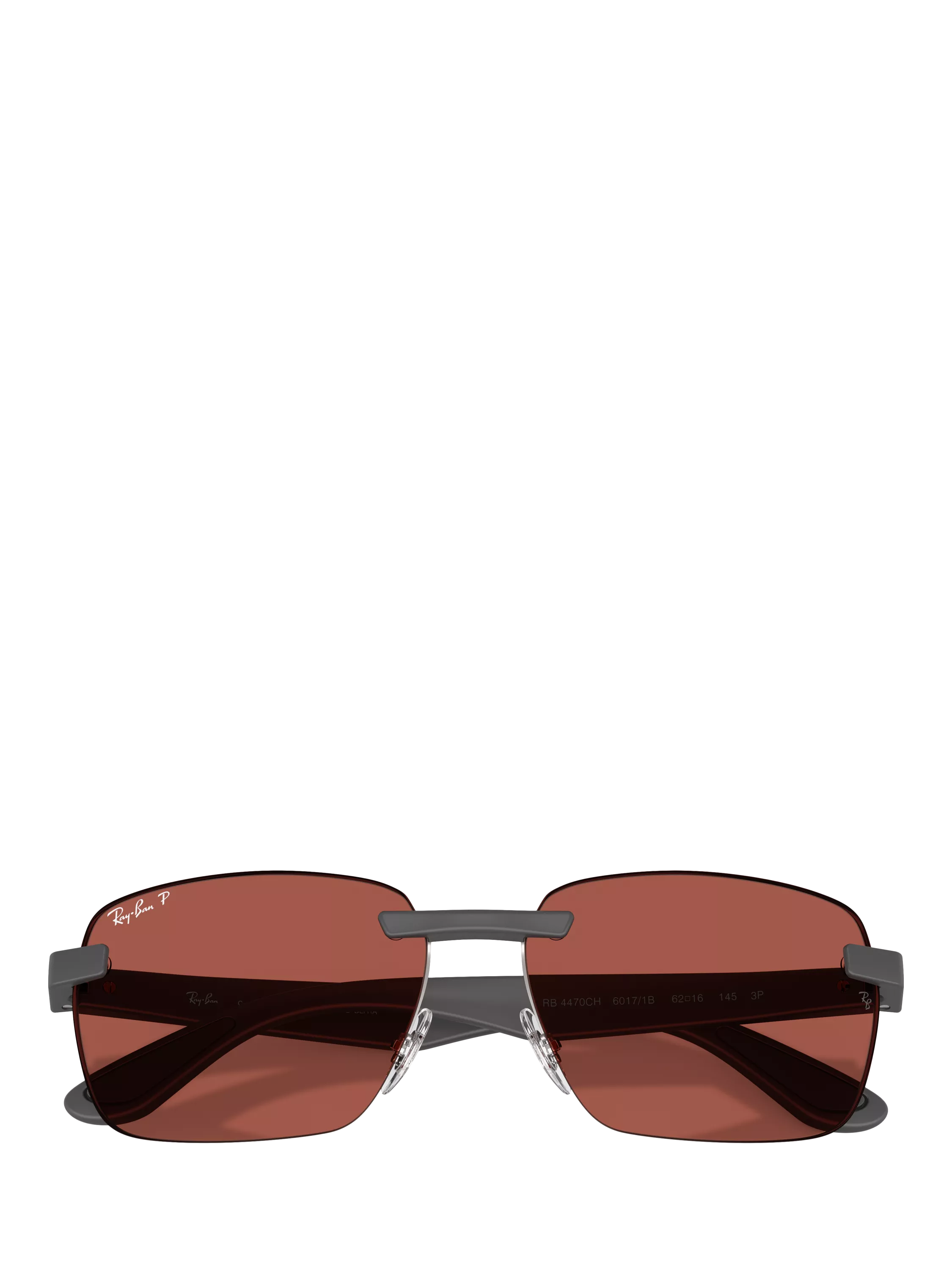 Ray-Ban polarised rectangular sunglasses for men, UK version