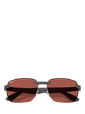 Ray-Ban polarised rectangular sunglasses for men, UK version