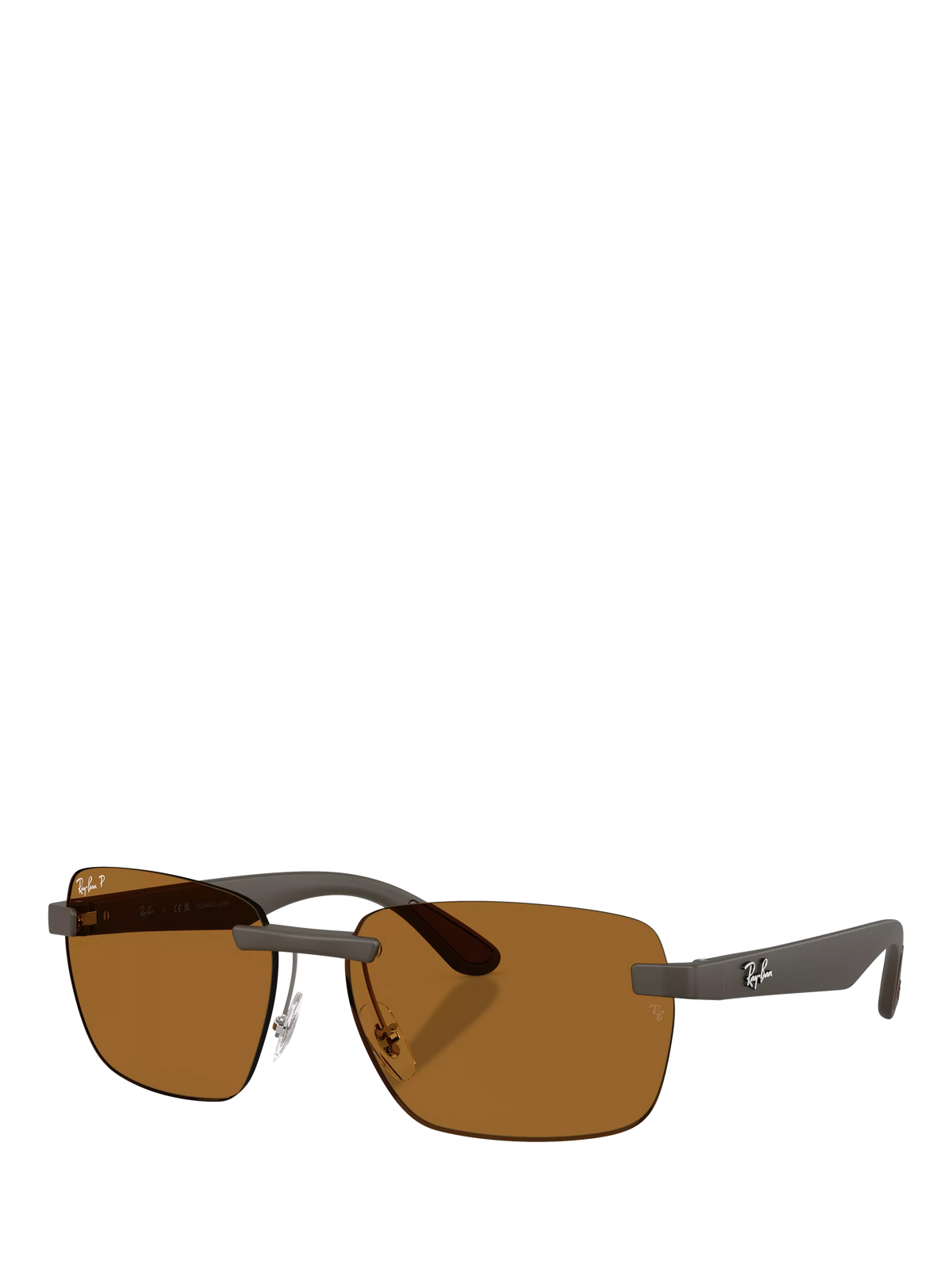 Ray-Ban RB4470CH Ultra Polarised Rectangular Sunglasses, UK version