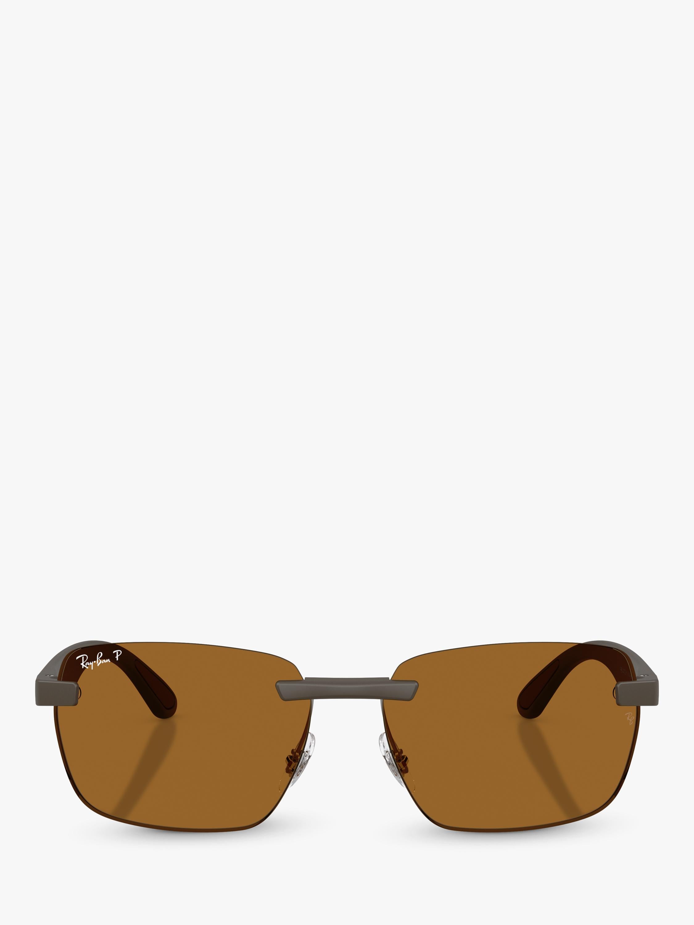 Ray-Ban RB4470CH Ultra Polarised Rectangular Sunglasses, UK version