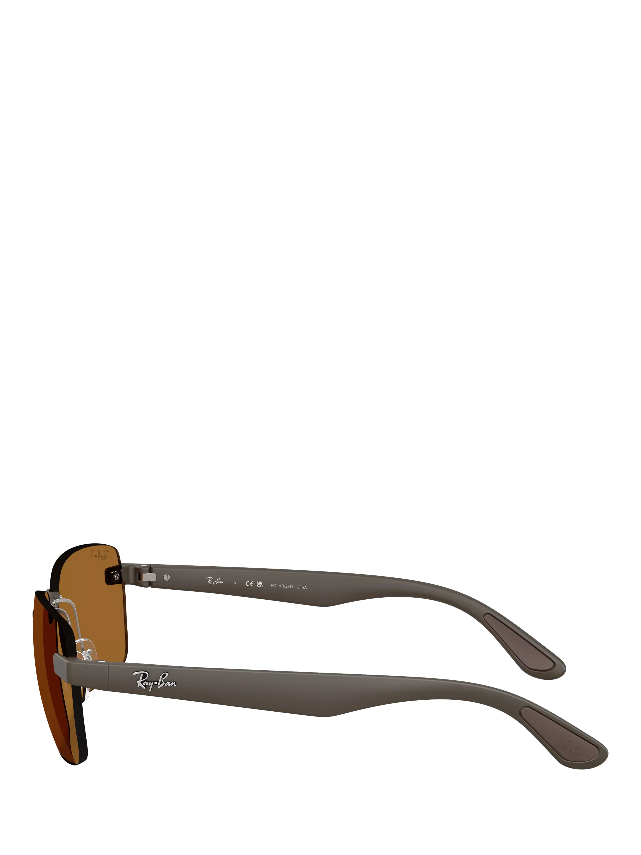 Ray-Ban RB4470CH Ultra Polarised Rectangular Sunglasses, UK version