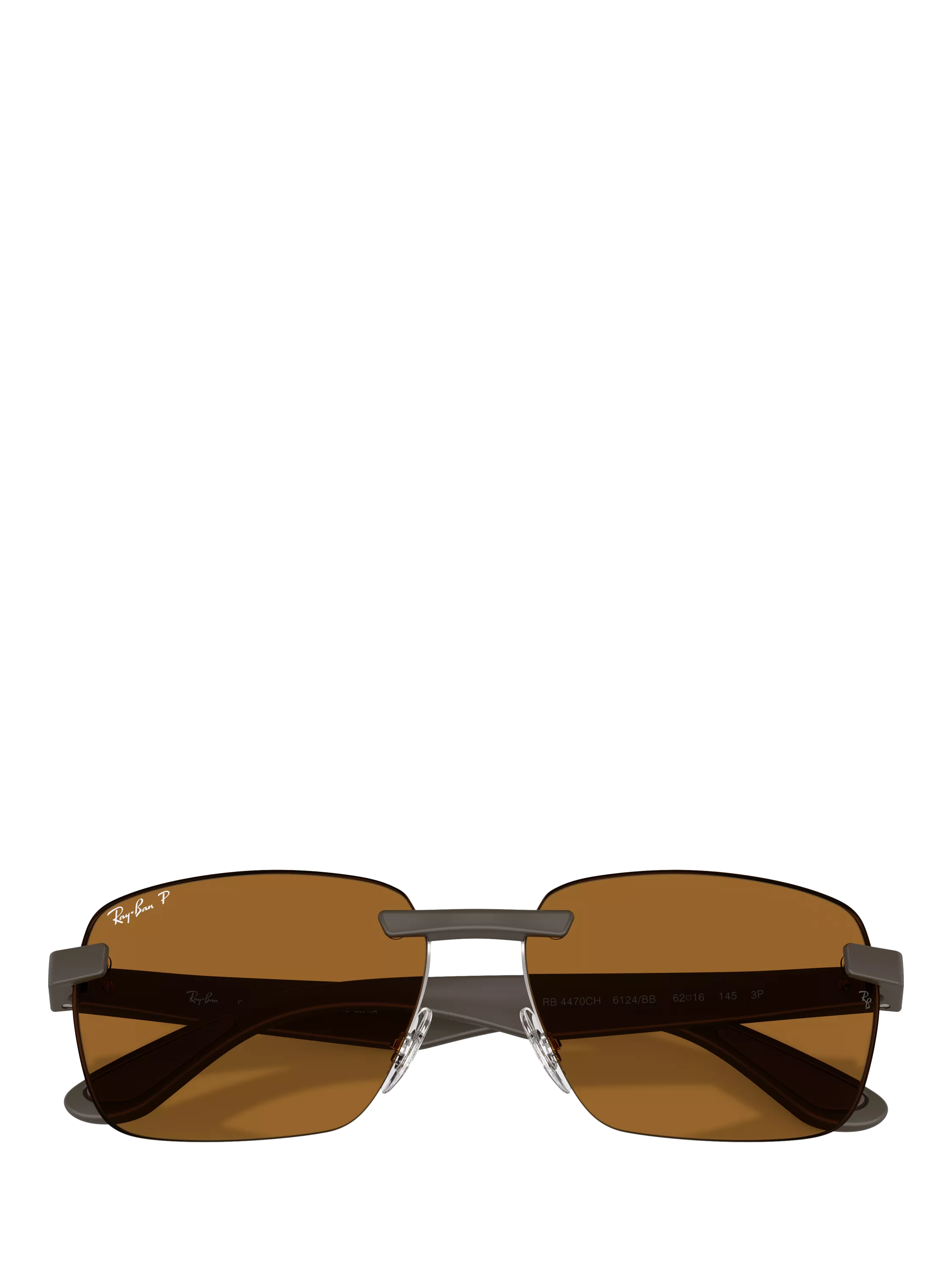 Ray-Ban RB4470CH Ultra Polarised Rectangular Sunglasses, UK version