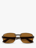 Ray-Ban RB4470CH Ultra Polarised Rectangular Sunglasses, UK version