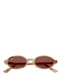 Ray-Ban oval sunglasses cream havana 48mm - British product
