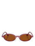 Ray-Ban RB4472 oval sunglasses violet havana purple frame - British product