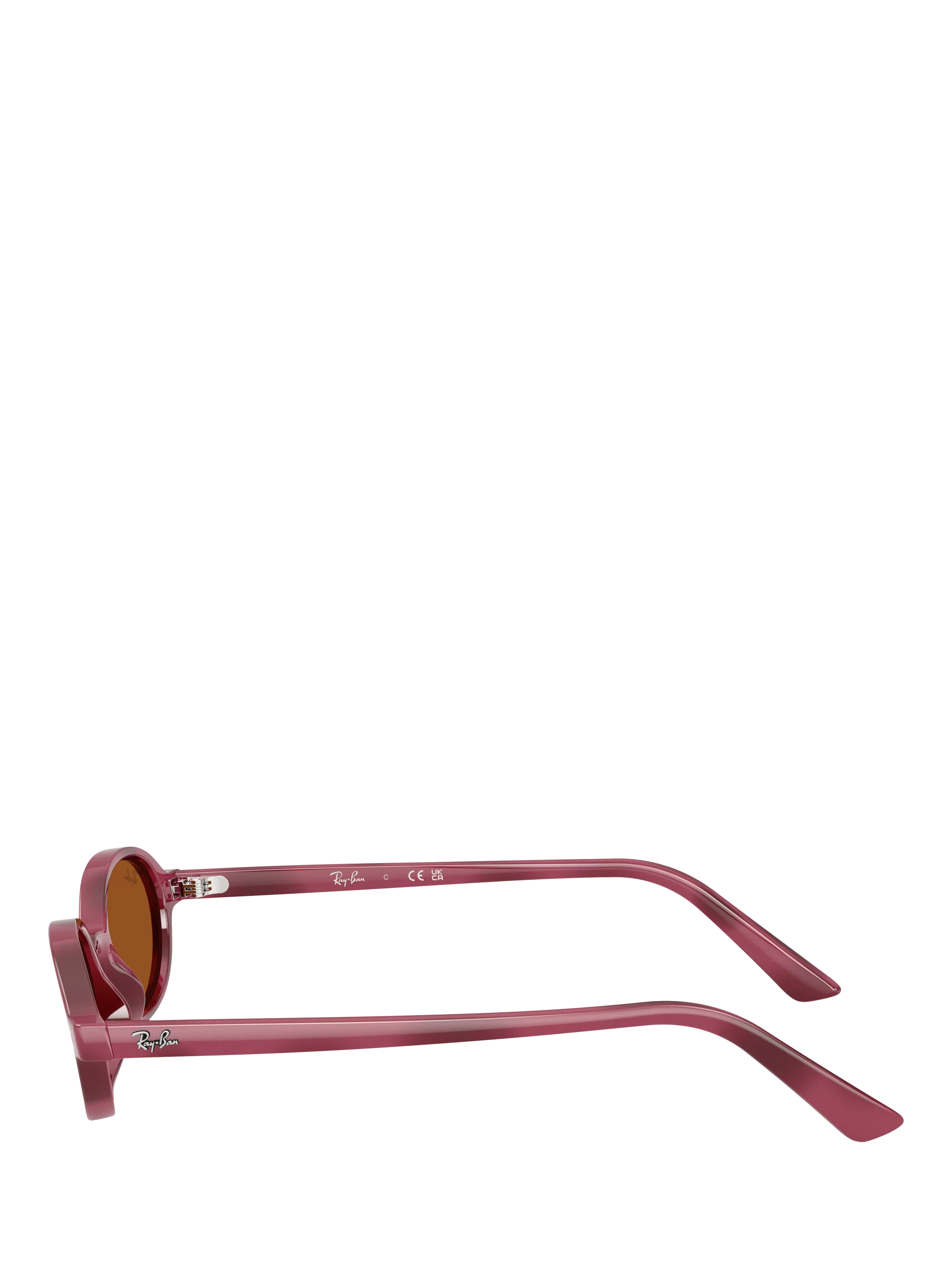 Ray-Ban RB4472 oval sunglasses violet havana purple frame - British product