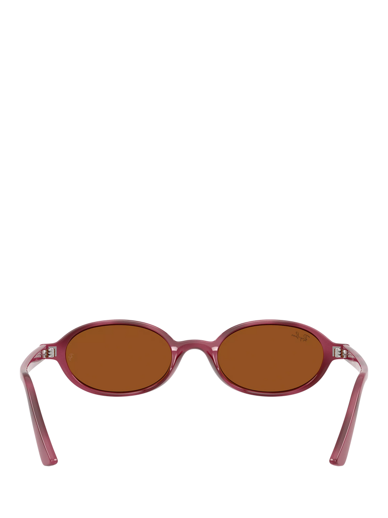 Ray-Ban RB4472 oval sunglasses violet havana purple frame - British product