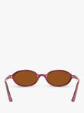 Ray-Ban RB4472 oval sunglasses violet havana purple frame - British product
