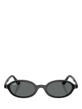 Ray-Ban oval sunglasses black (British brand)