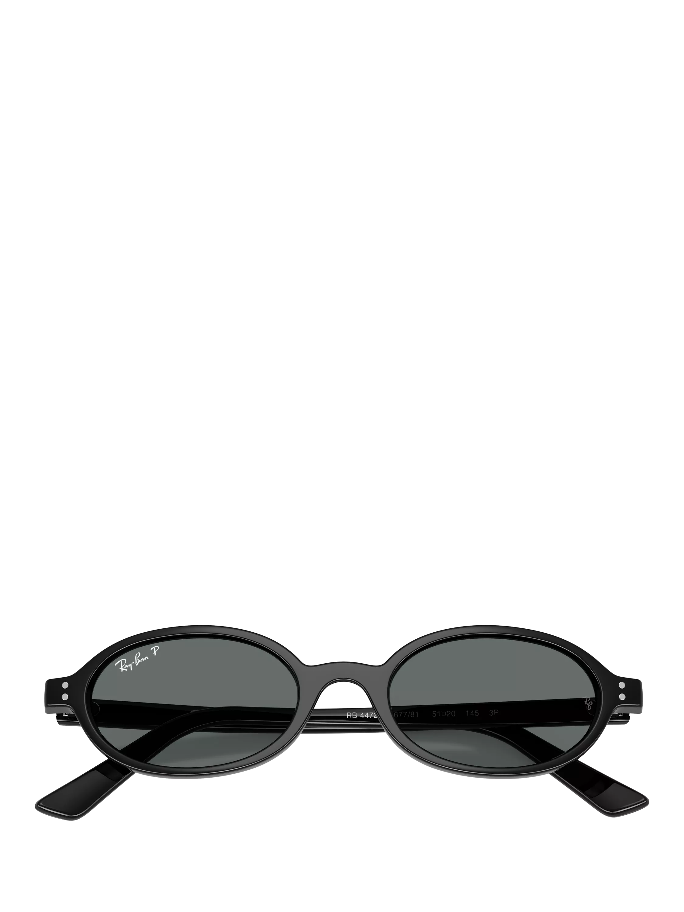Ray-Ban oval sunglasses black (British brand)
